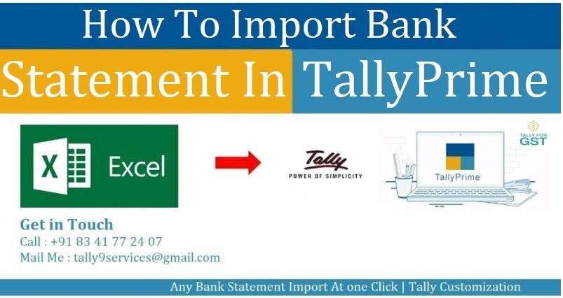 Easy Any Bank Statement Excel Import – TallyPrime add-on by AK Soft Solutions