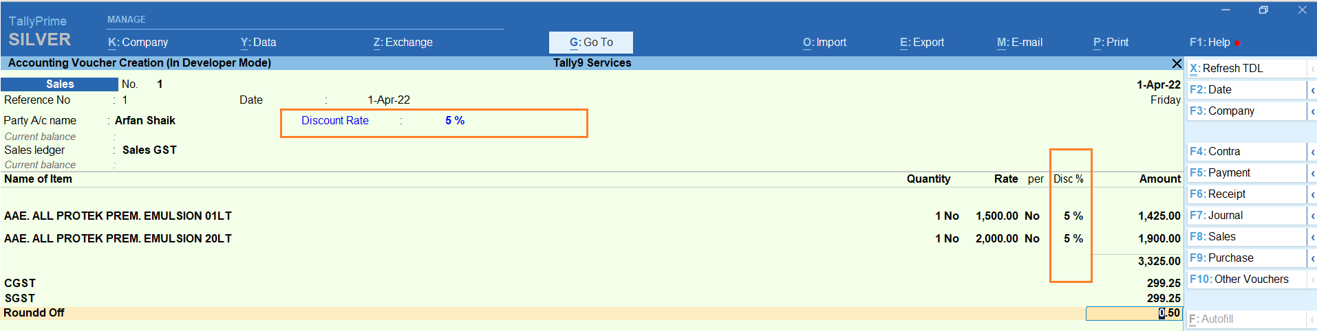 Party Wise Item Auto Trade Discount – TallyPrime add-on by AK Soft Solutions